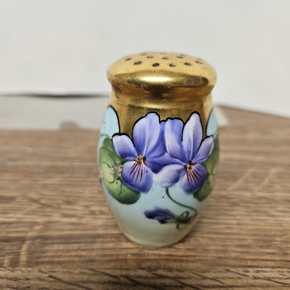 Vintage Antique 1900s DB Signed Handpainted Sugar Shaker